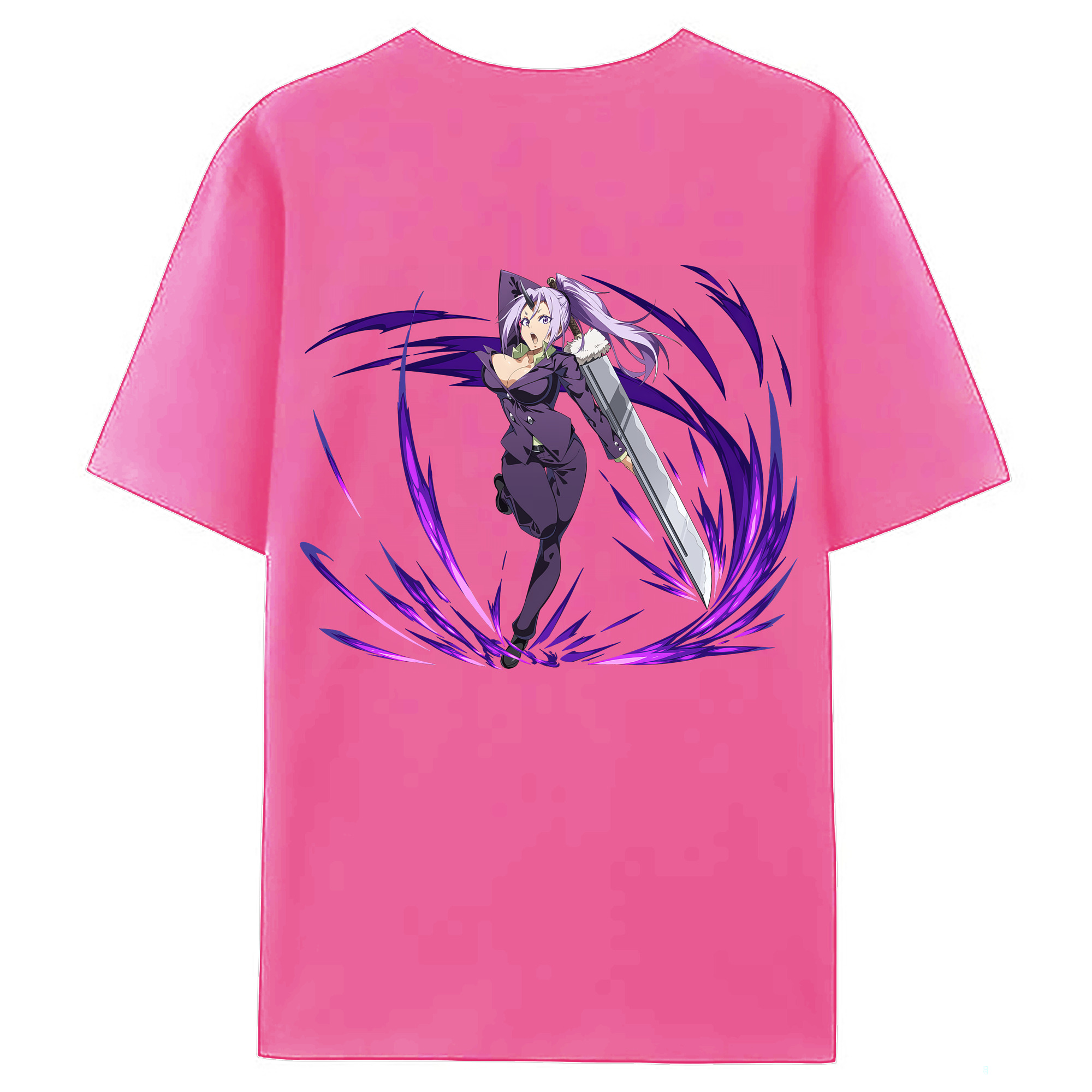 （画像用） 転スラ Regarding Reincarnated to Slime レディース半袖Tシャツ(バックプリント)